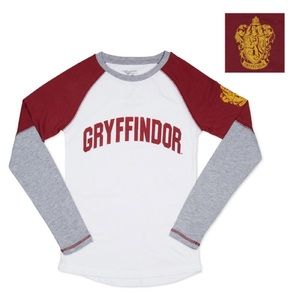 UNIVERSAL STUDIOS Gryffindor Long Sleeve Shirt⚡️